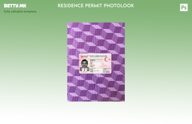 модерен стил на Турција за дозвола за престој photolook ПРЕДЕН шаблон